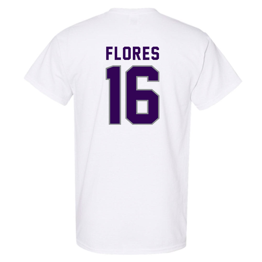 Kansas State - NCAA Baseball : Matthew Flores - Wildcat hand sign T-Shirt-1