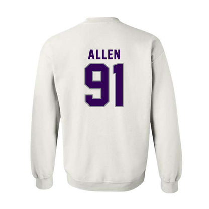 Kansas State - NCAA Football : Jordan Allen - Wildcat hand sign Crewneck Sweatshirt-1