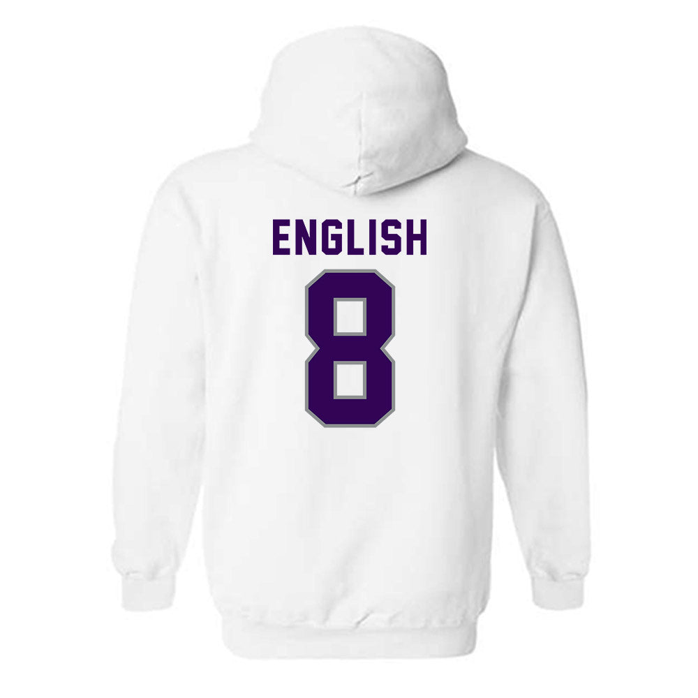 Kansas State - NCAA Baseball : Nick English - Wildcat hand sign Hooded Sweatshirt-1