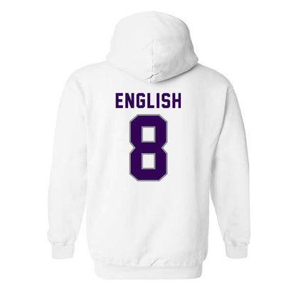 Kansas State - NCAA Baseball : Nick English - Wildcat hand sign Hooded Sweatshirt-1