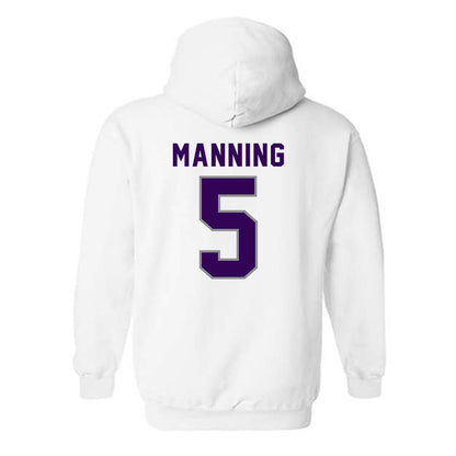 Kansas State - NCAA Football : Joshua Manning - Wildcat hand sign Hooded Sweatshirt-1