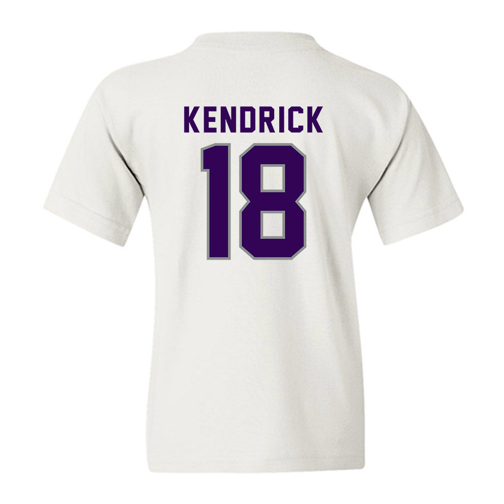 Kansas State - NCAA Baseball : Micah Kendrick - Wildcat hand sign Youth T-Shirt-1