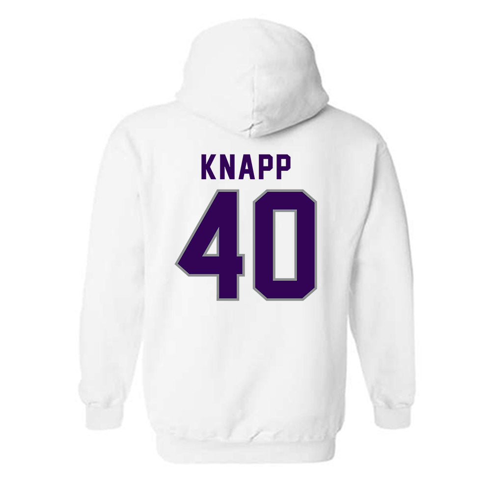 Kansas State - NCAA Football : Dalton Knapp - Wildcat hand sign Hooded Sweatshirt-1