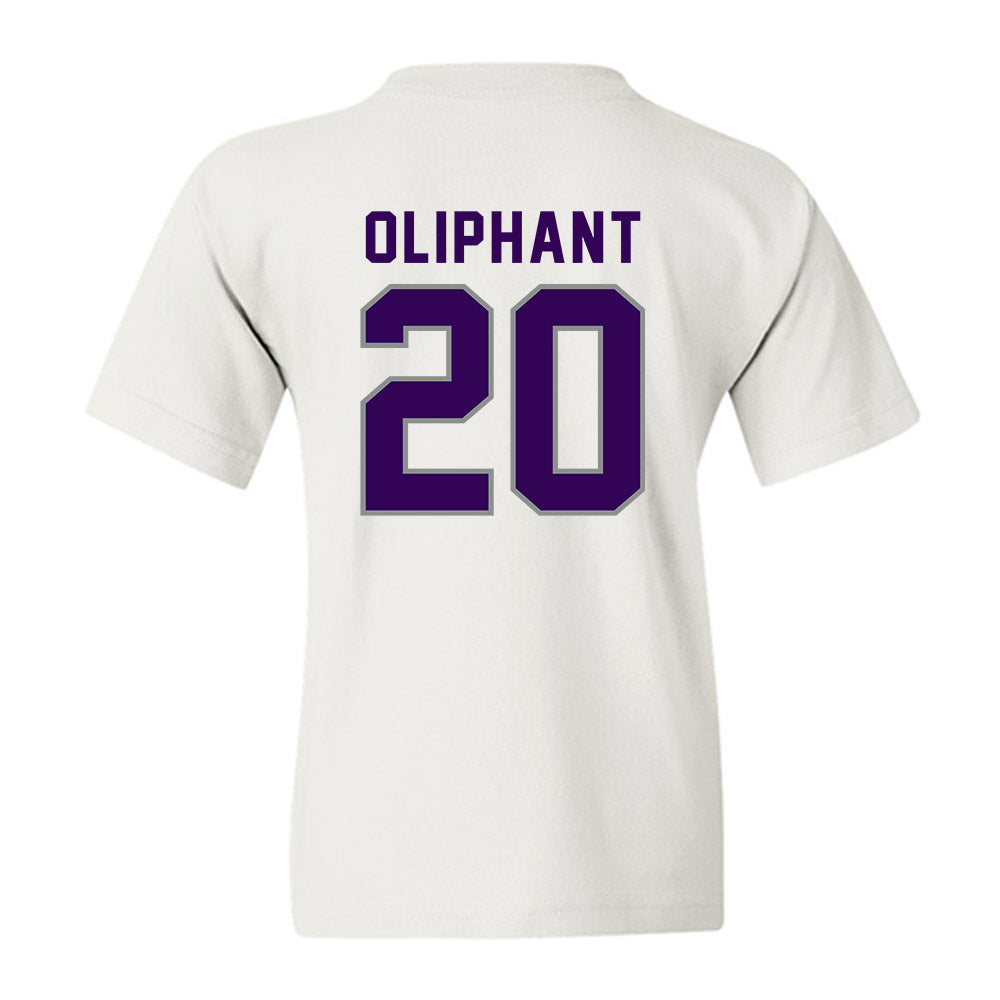 Kansas State - NCAA Football : Jacobi Oliphant - Wildcat hand sign Youth T-Shirt-1