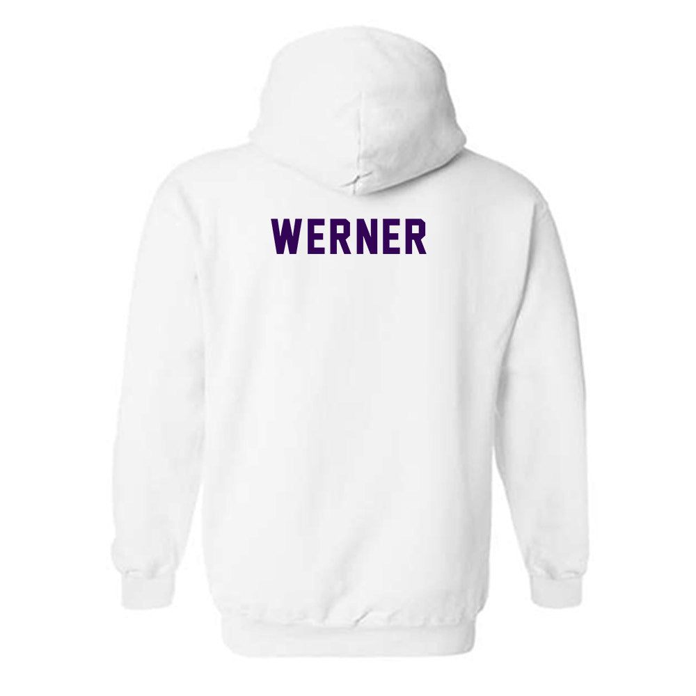 Kansas State - NCAA Women's Rowing : Ava Werner - Wildcat hand sign Hooded Sweatshirt-1