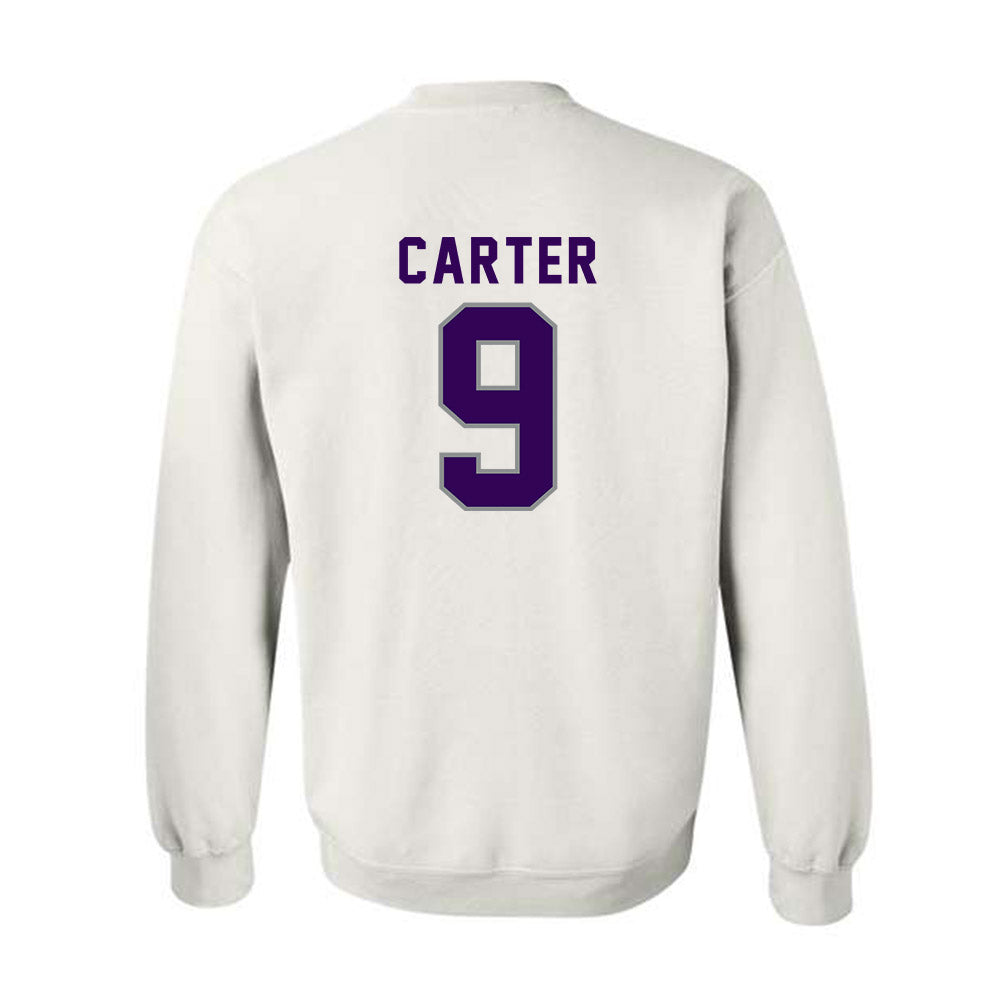 Kansas State - NCAA Women's Volleyball : Chandler Carter - Wildcat hand sign Crewneck Sweatshirt-1