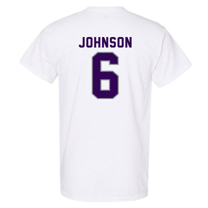 Kansas State - NCAA Men's Basketball : Marcus Johnson - Wildcat hand sign T-Shirt-1