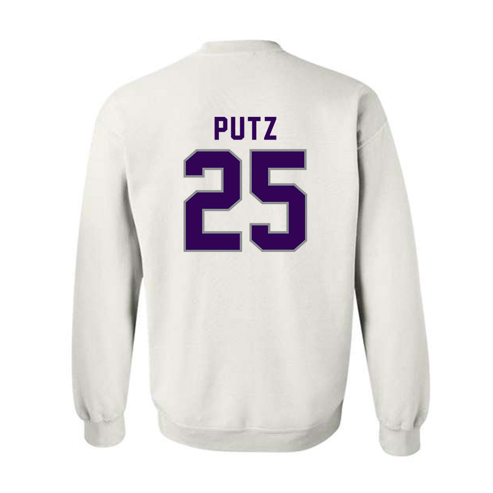 Kansas State - NCAA Baseball : Rohan Putz - Wildcat hand sign Crewneck Sweatshirt-1