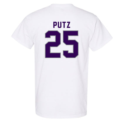 Kansas State - NCAA Baseball : Rohan Putz - Wildcat hand sign T-Shirt-1