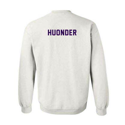 Kansas State - NCAA Women's Rowing : Abby Huonder - Wildcat hand sign Crewneck Sweatshirt-1