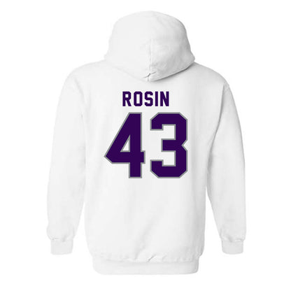 Kansas State - NCAA Baseball : Ben Rosin - Wildcat hand sign Hooded Sweatshirt-1