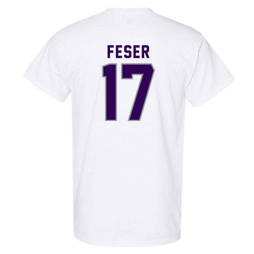 Kansas State - NCAA Baseball : Cohen Feser - Wildcat hand sign T-Shirt-1