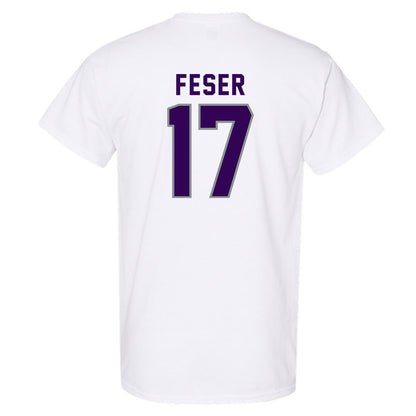 Kansas State - NCAA Baseball : Cohen Feser - Wildcat hand sign T-Shirt-1