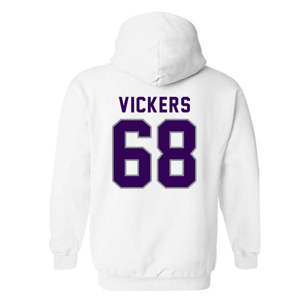 Kansas State - NCAA Football : Joe Vickers - Wildcat hand sign Hooded Sweatshirt-1