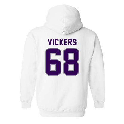 Kansas State - NCAA Football : Joe Vickers - Wildcat hand sign Hooded Sweatshirt-1