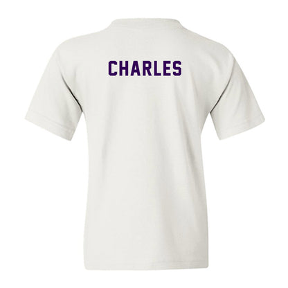 Kansas State - NCAA Men's Track & Field : Dorian Charles - Wildcat hand sign Youth T-Shirt-1