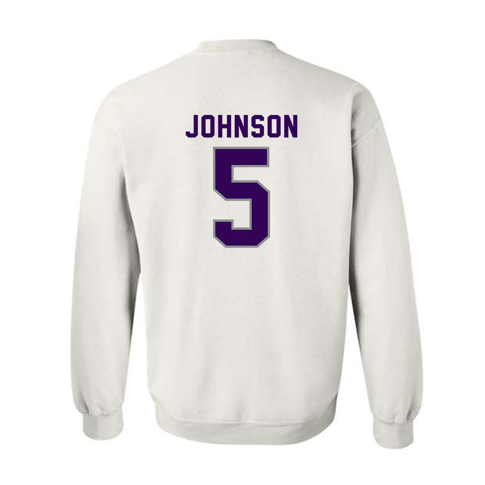 Kansas State - NCAA Football : Avery Johnson - Wildcat hand sign Crewneck Sweatshirt-1