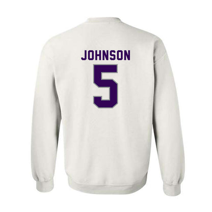 Kansas State - NCAA Football : Avery Johnson - Wildcat hand sign Crewneck Sweatshirt-1
