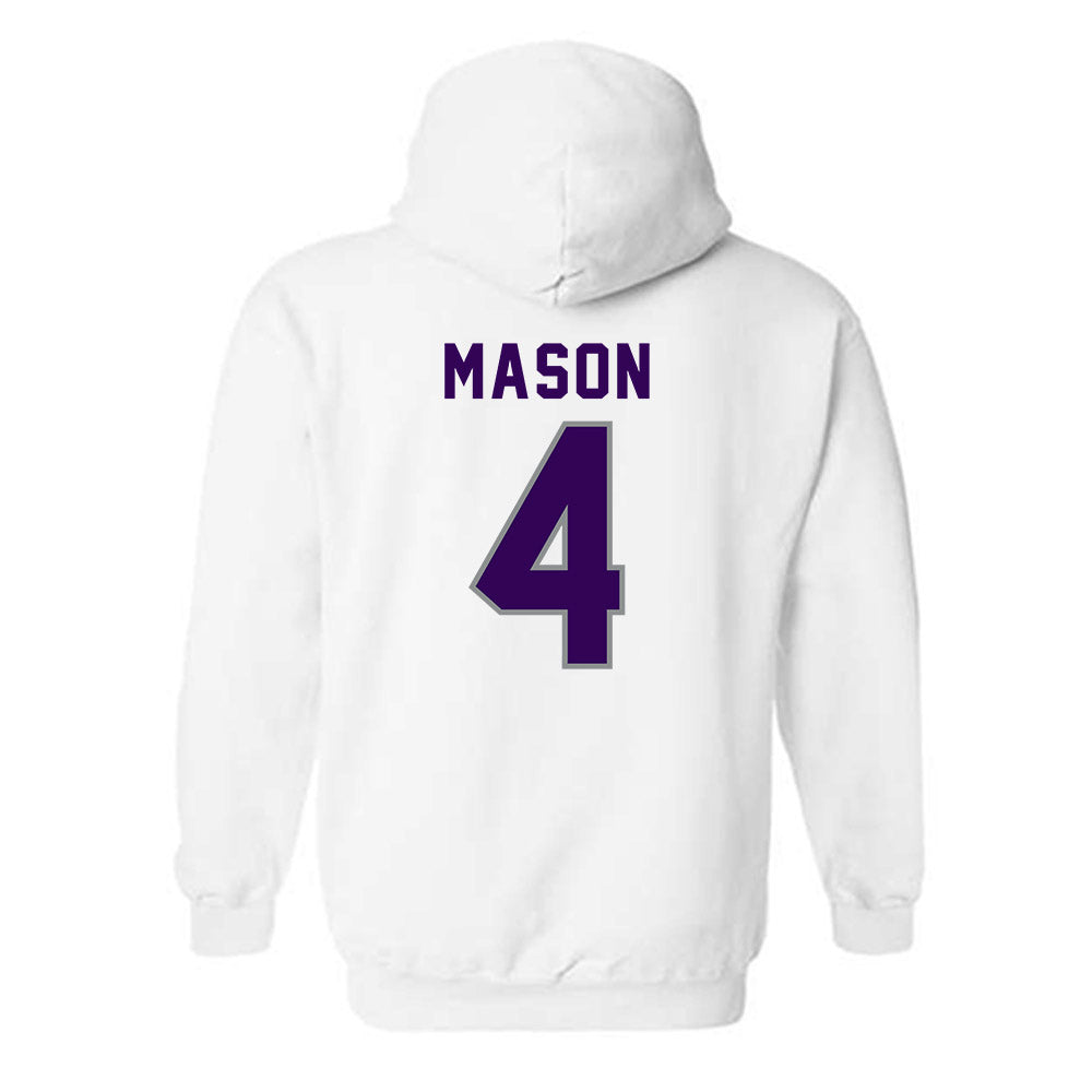 Kansas State - NCAA Football : Mekhi Mason - Wildcat hand sign Hooded Sweatshirt-1