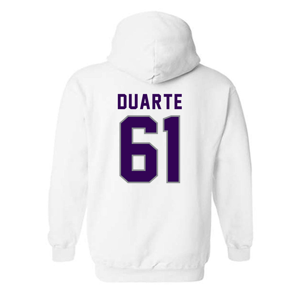 Kansas State - NCAA Football : Chase Duarte - Wildcat hand sign Hooded Sweatshirt-1