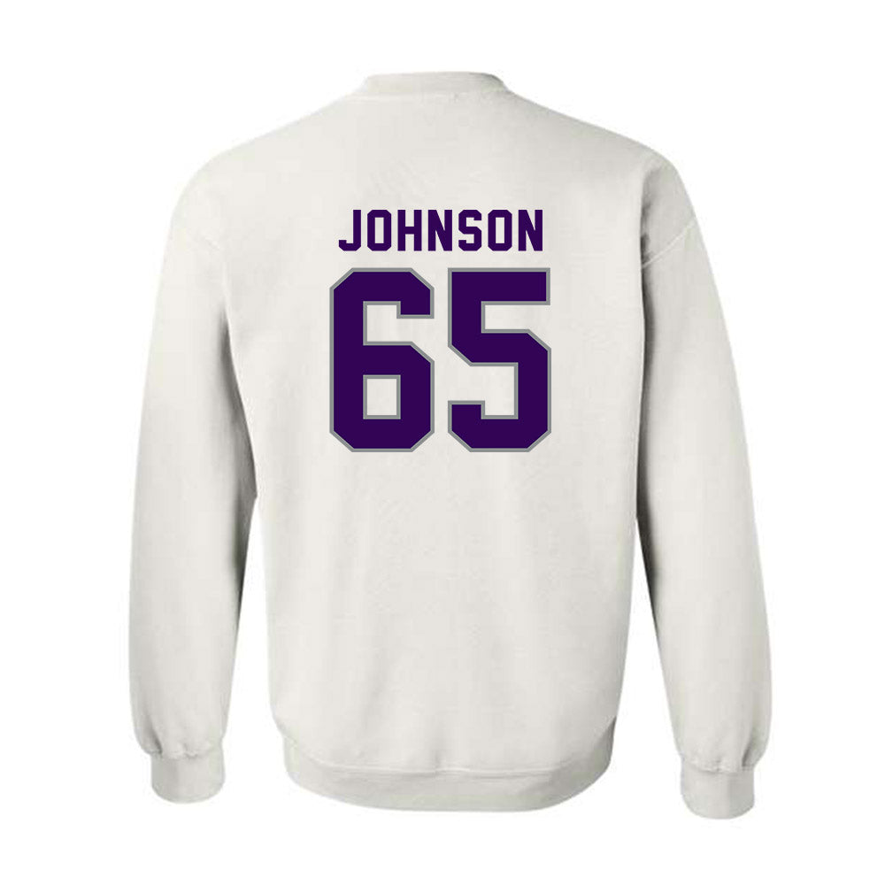 Kansas State - NCAA Football : Tyler Johnson - Wildcat hand sign Crewneck Sweatshirt-1