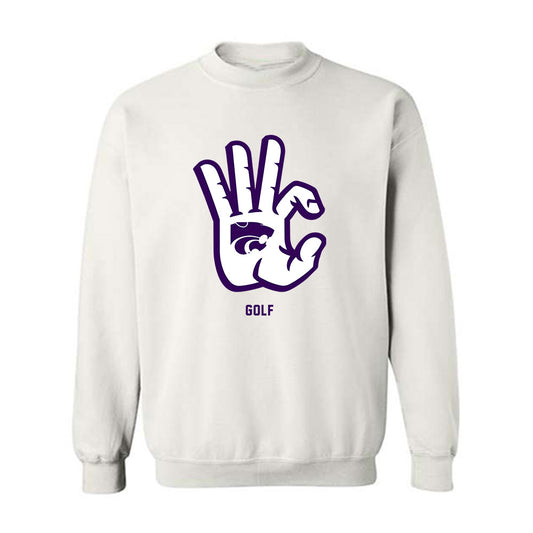 Kansas State - NCAA Women's Golf : Natalia Fiel - Wildcat hand sign Crewneck Sweatshirt-0