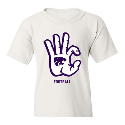 Kansas State - NCAA Football : Maxwell Lovett - Wildcat hand sign Youth T-Shirt-0