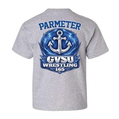 Grand Valley - NCAA Wrestling : Tyler Parmeter - Youth T-Shirt-1