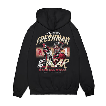 Oklahoma - NCAA Softball : Kendall Wells - Collage Premium Hooded Sweatshirt-1