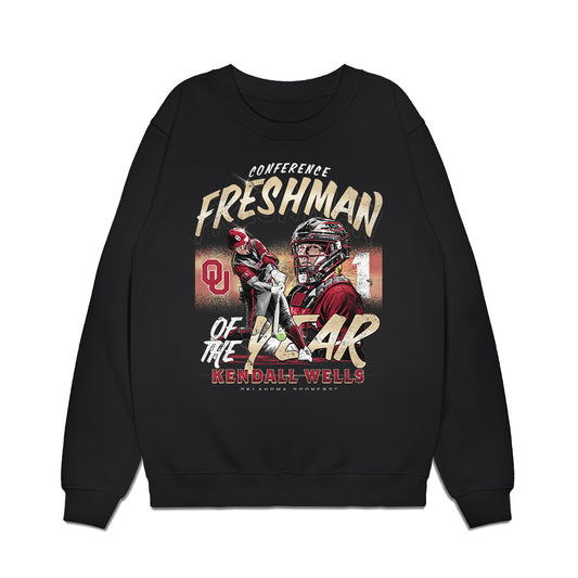 Oklahoma - NCAA Softball : Kendall Wells - Collage Premium Crewneck Sweatshirt-0