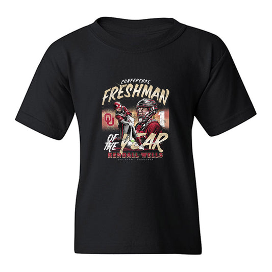 Oklahoma - NCAA Softball : Kendall Wells - Collage Youth T-Shirt-0