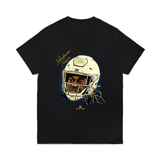 Notre Dame - NCAA Football : Boubacar Traore - Game Face Comfort Colors T-Shirt-0