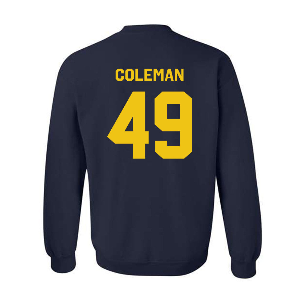 Johnson C. Smith - NCAA Football : Jaylen Coleman - Classic Shersey Crewneck Sweatshirt-1