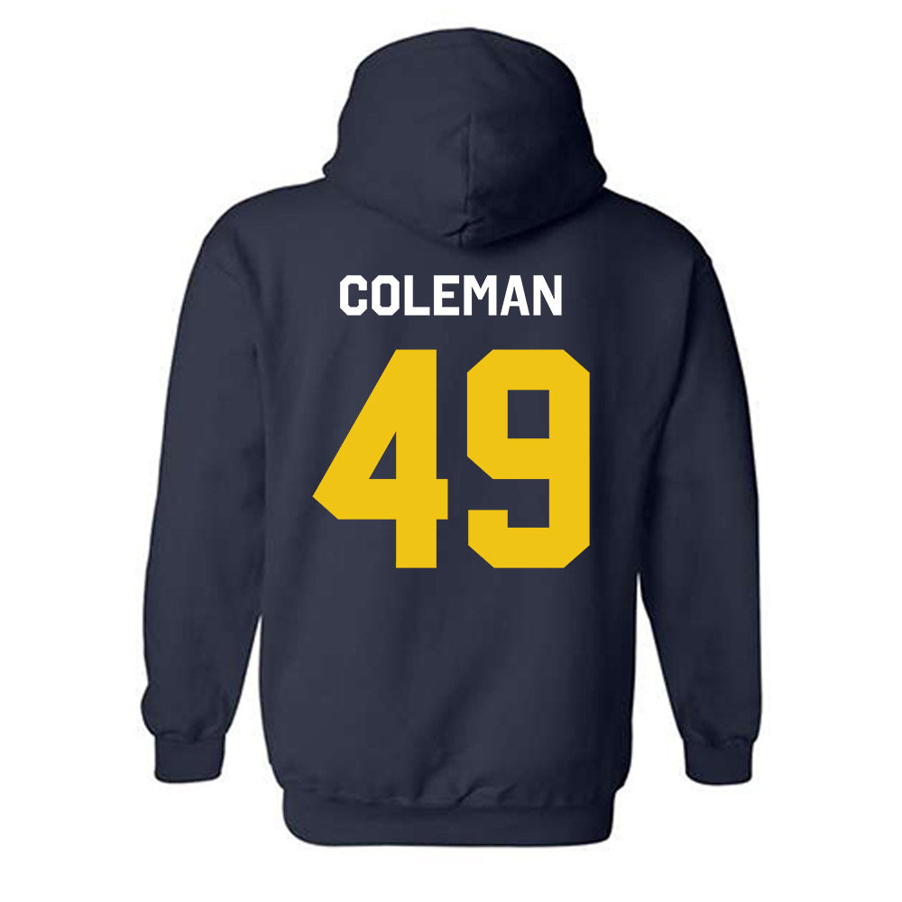 Johnson C. Smith - NCAA Football : Jaylen Coleman - Classic Shersey Hooded Sweatshirt-1