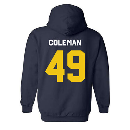 Johnson C. Smith - NCAA Football : Jaylen Coleman - Classic Shersey Hooded Sweatshirt-1