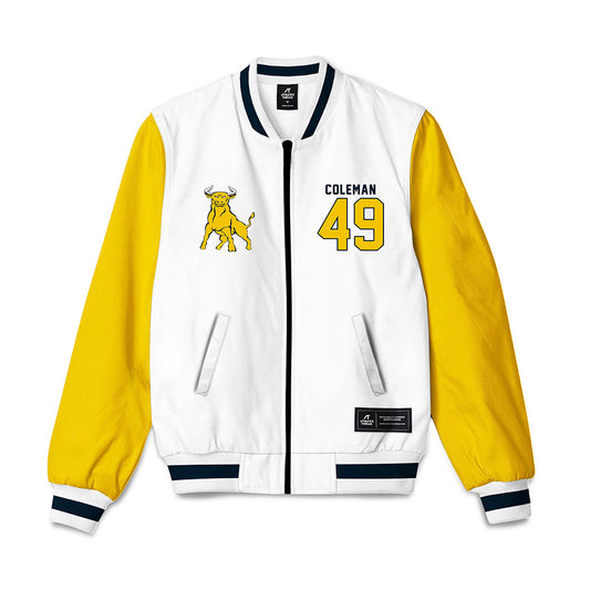 Johnson C. Smith - NCAA Football : Jaylen Coleman - Bomber Jacket-0