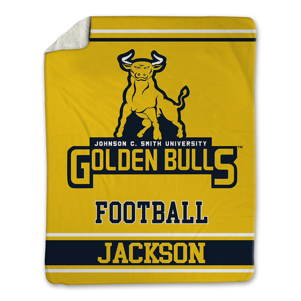 Johnson C. Smith - NCAA Football : Damien Jackson - Blanket-0