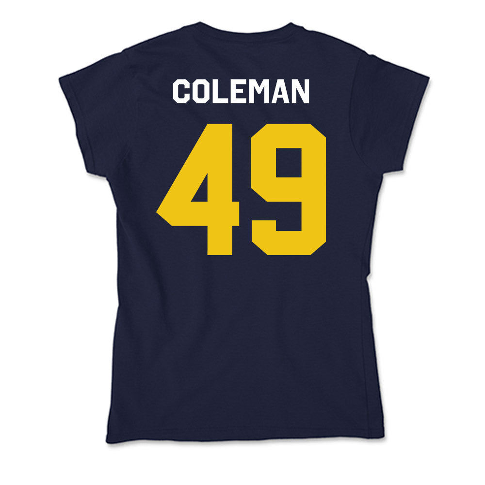 Johnson C. Smith - NCAA Football : Jaylen Coleman - Classic Shersey Soft Style Women’s T-Shirt-1