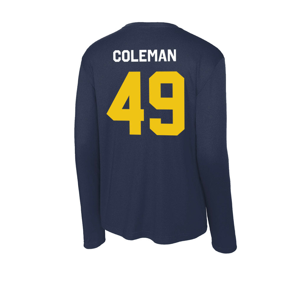 Johnson C. Smith - NCAA Football : Jaylen Coleman - Classic Shersey Activewear Long Sleeve T-Shirt-1