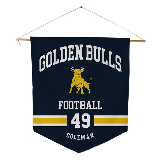 Johnson C. Smith - NCAA Football : Jaylen Coleman - Pennant - 18" x 21"-0