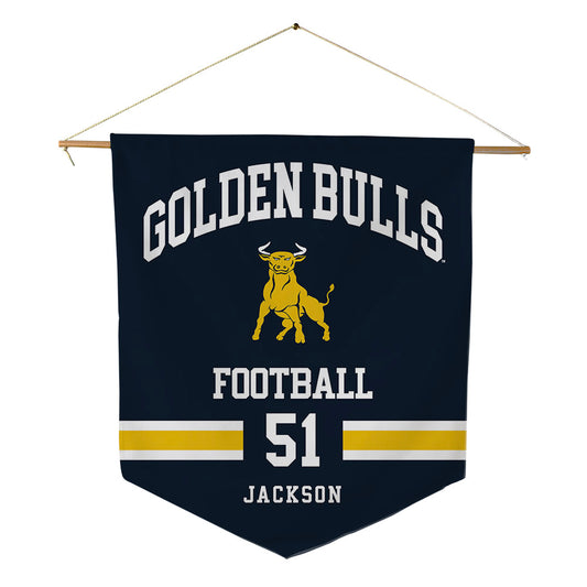 JCSU - NCAA Football : Damien Jackson - Pennant - 18" x 21"-0