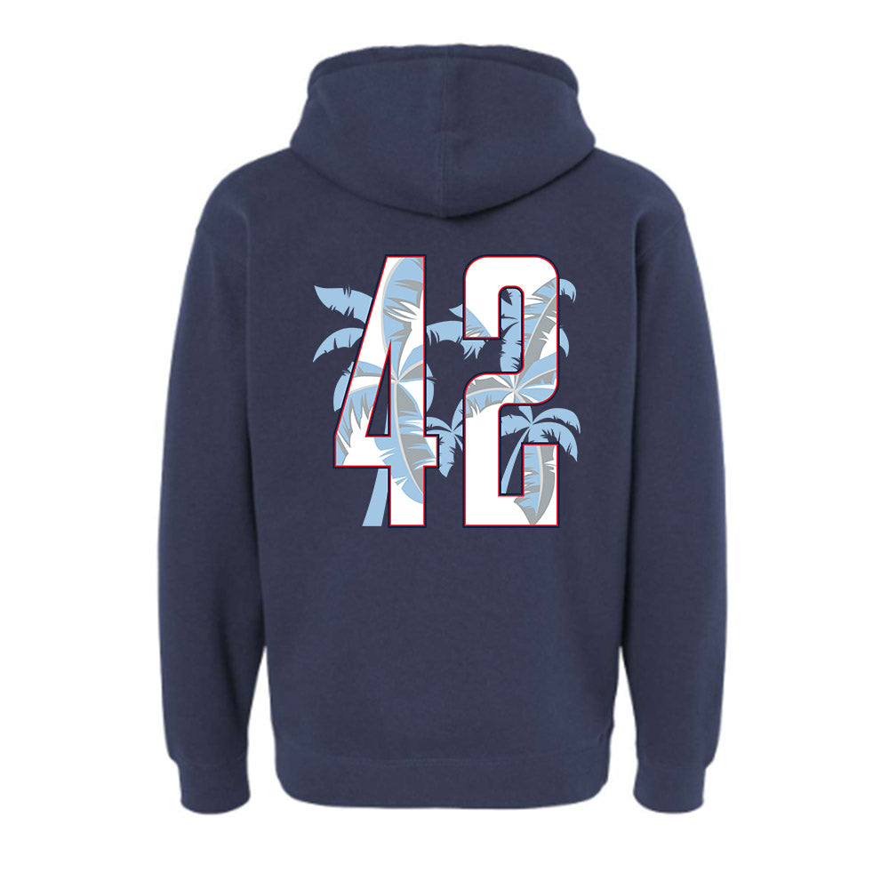 UConn - NCAA Men's Basketball : Khalid El-Amin - Graphic Hooded Pullover Sweatshirt-1