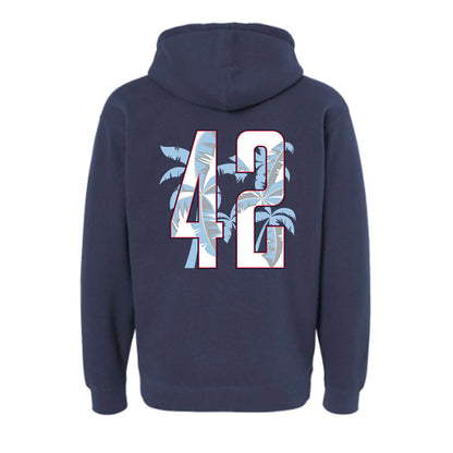 UConn - NCAA Men's Basketball : Khalid El-Amin - Graphic Hooded Pullover Sweatshirt-1