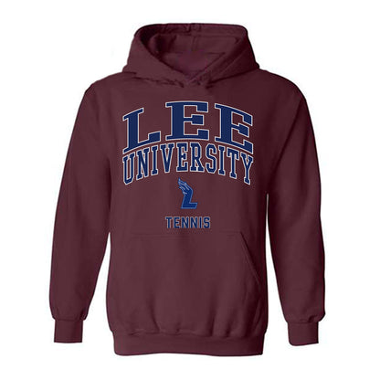Lee - NCAA Men's Tennis : Jackson Vaughan - Classic Shersey Hooded Sweatshirt-0
