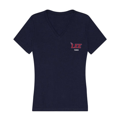 Lee - NCAA Men's Tennis : Jackson Vaughan - Classic Shersey Women's V-Neck T-Shirt-0