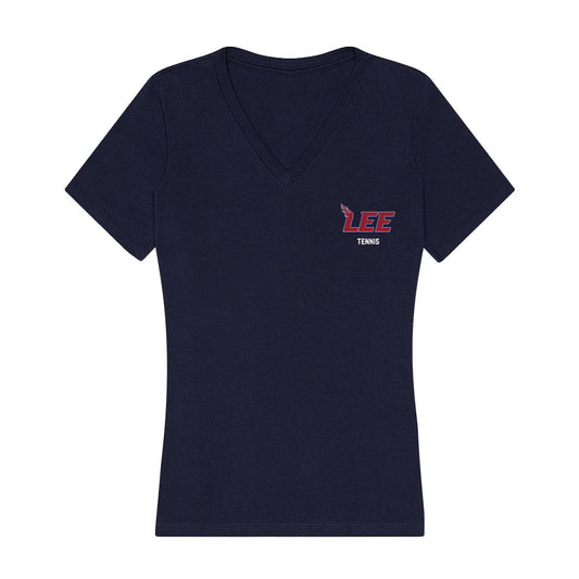 Lee - NCAA Men's Tennis : Jackson Vaughan - Classic Shersey Women's V-Neck T-Shirt-0