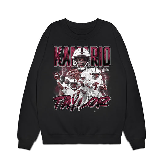 Mississippi State - NCAA Football : KaMario Taylor - Collage Premium Crewneck Sweatshirt-0