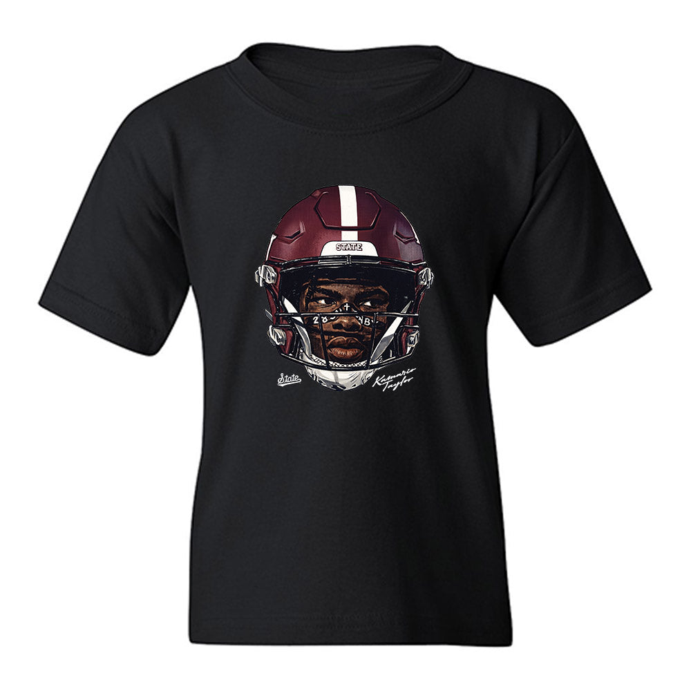 Mississippi State - NCAA Football : KaMario Taylor - Game face Youth T-Shirt-0