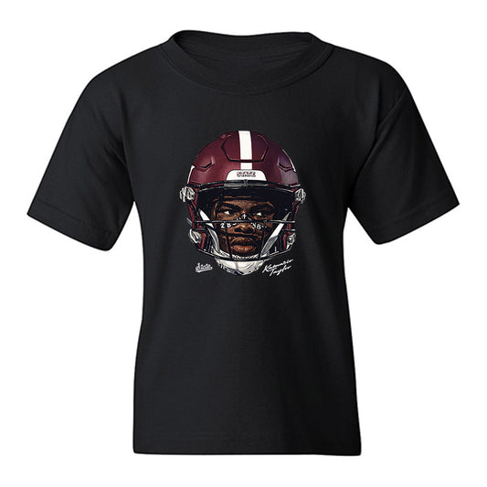 Mississippi State - NCAA Football : KaMario Taylor - Game face Youth T-Shirt-0