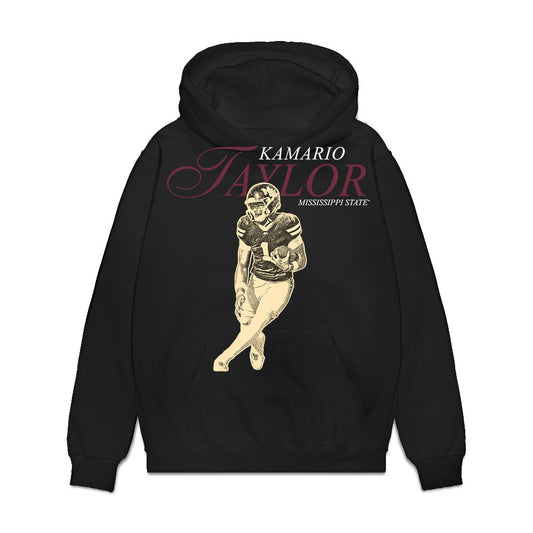 Mississippi State - NCAA Football : KaMario Taylor - Graphic Premium Hooded Sweatshirt-0